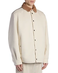 Moncler Fleece Collar Shirt Jacket