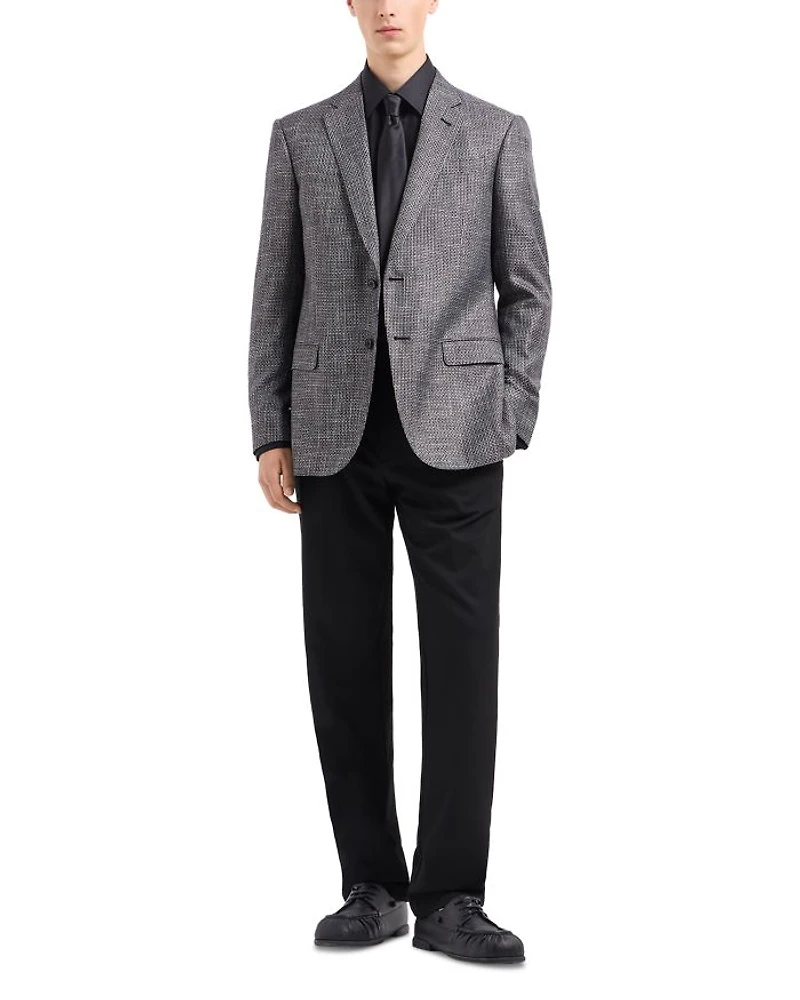 Bib-Front Slim Fit Tuxedo Shirt