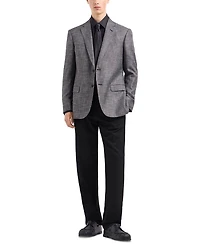 Bib-Front Slim Fit Tuxedo Shirt