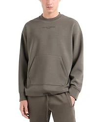 Jersey Drawstring Waistband Sweatshirt