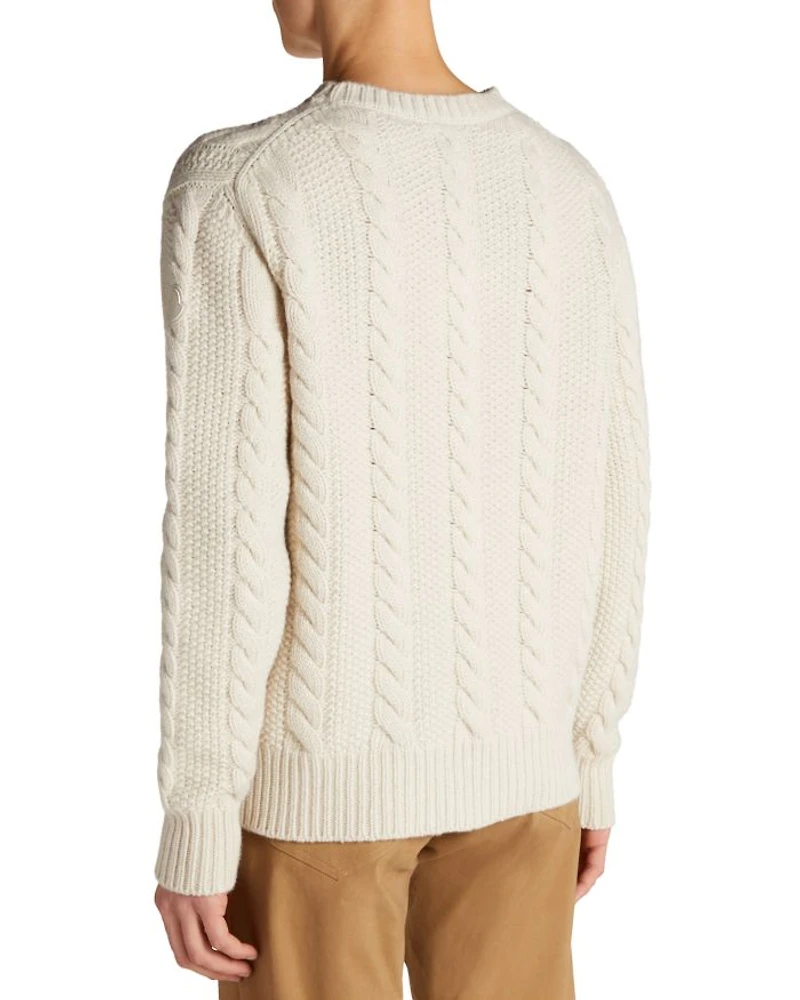 Wool & Cashmere Cable Knit Sweater