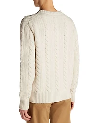 Wool & Cashmere Cable Knit Sweater