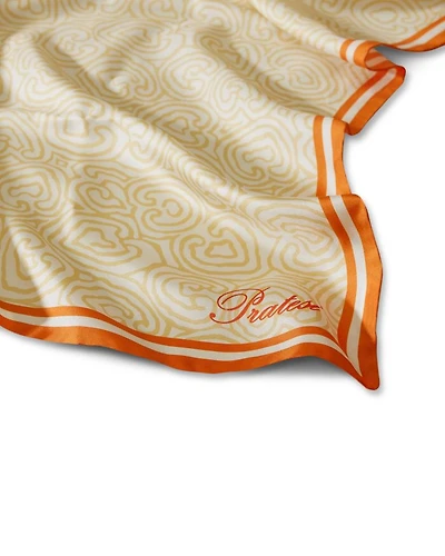 Cuore Silk Scarf with Hand Rolled Hem