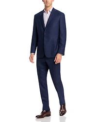 Melange Solid Unstructured Slim Fit Suit Jacket