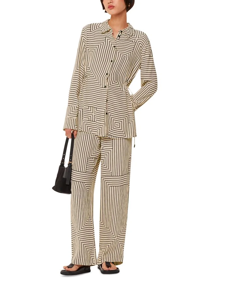 Angled Stripes Shirt