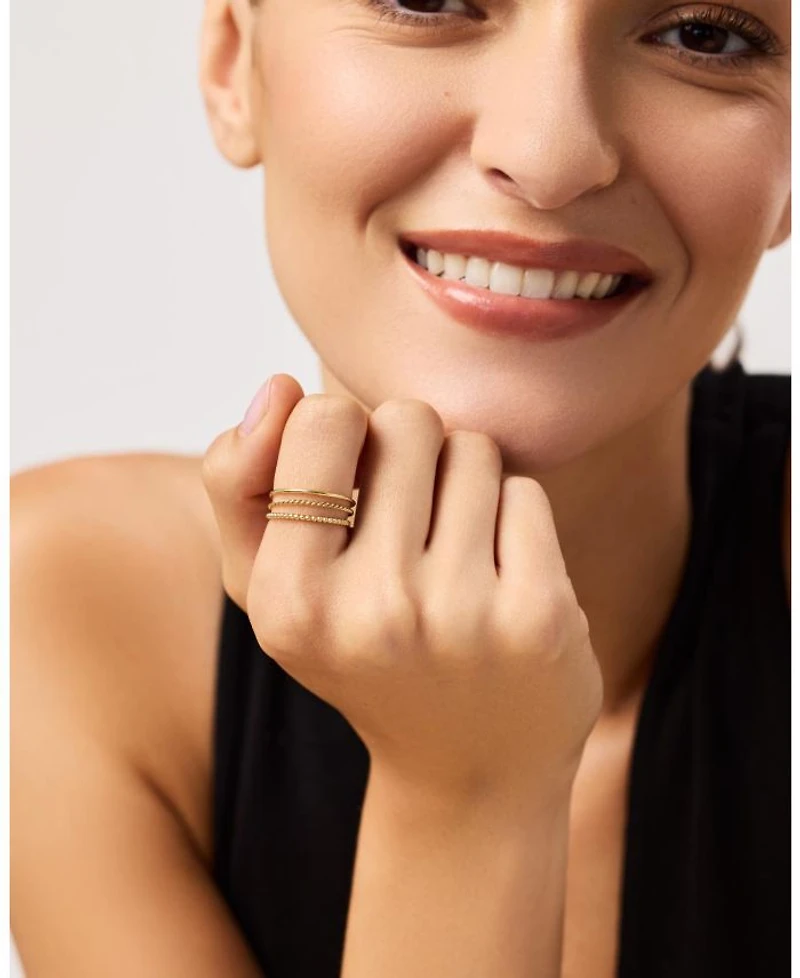 Ring Set - Gold Trio