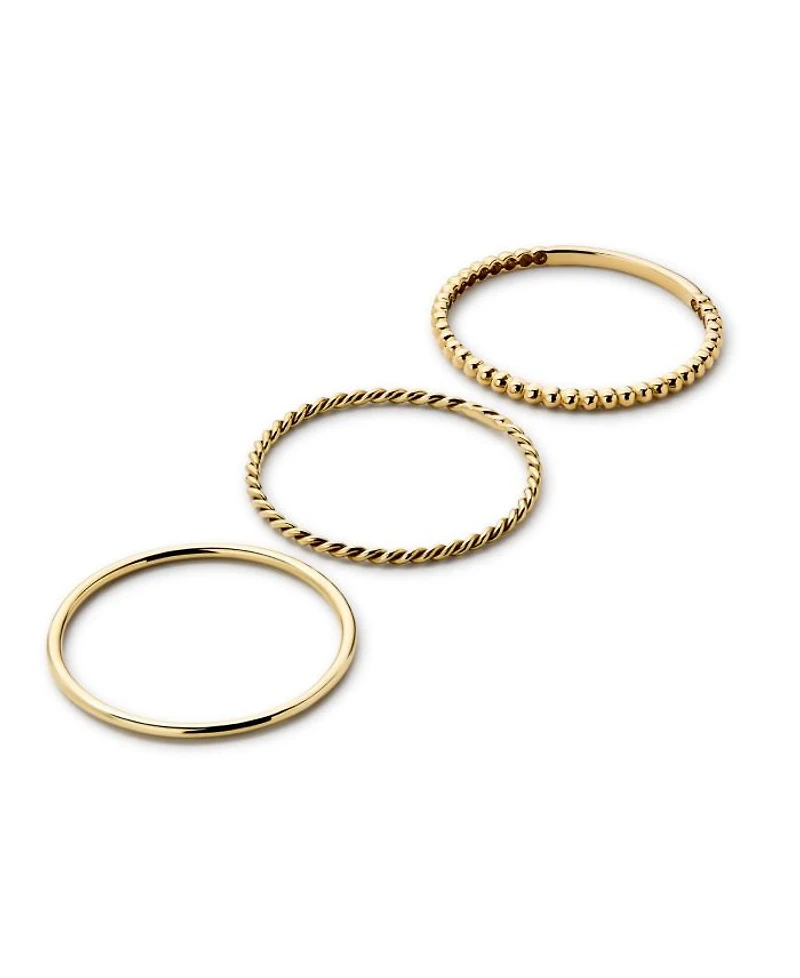 Ring Set - Gold Trio
