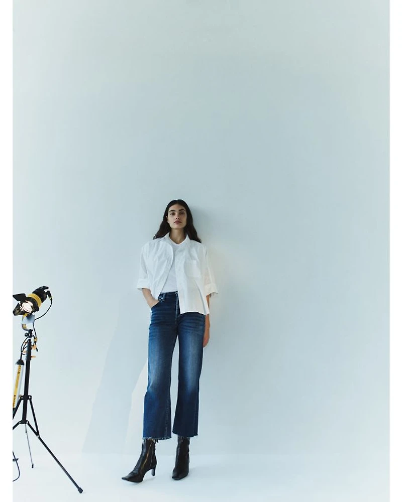 Palma High Rise Ankle Straight Jeans Ambry