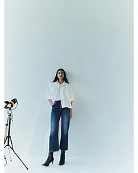 Palma High Rise Ankle Straight Jeans Ambry