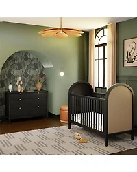 Bondi 3 1 Convertible Crib with Toddler Bed Conversion Kit
