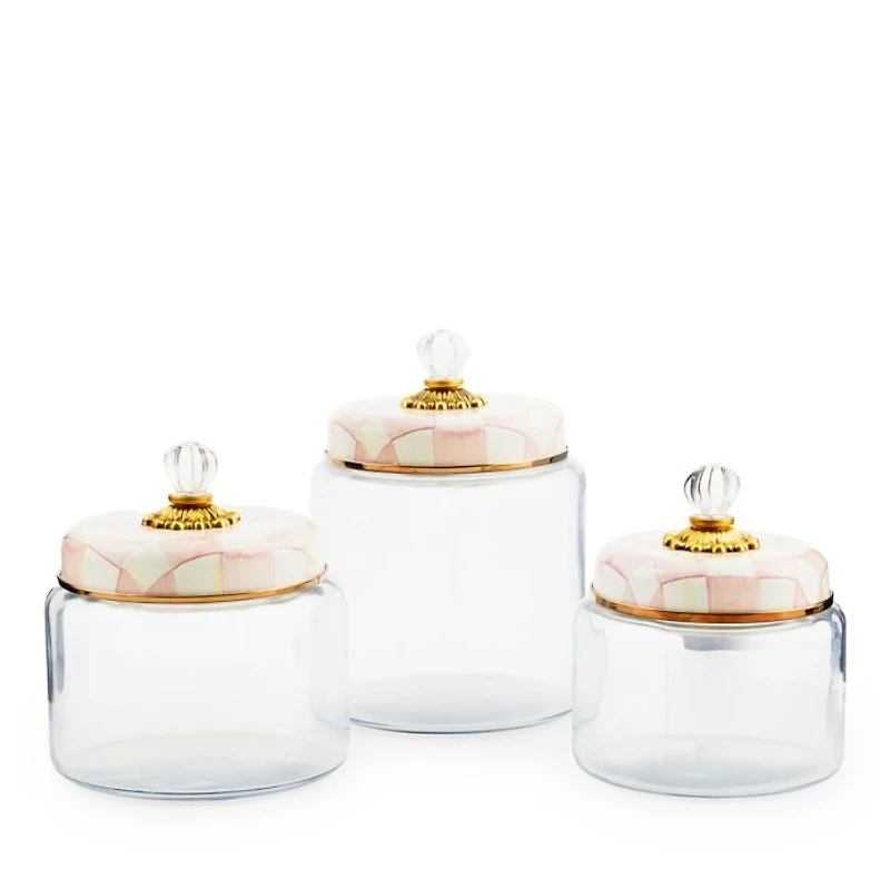 Rosy Check Small Kitchen Canister