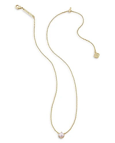 Kendra Scott Arya Cultured Freshwater Pearl Adjustable Pendant Necklace, 18