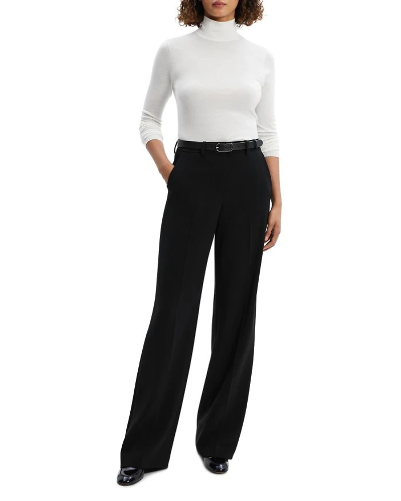 Admiral Crepe Relaxed Straight Pants