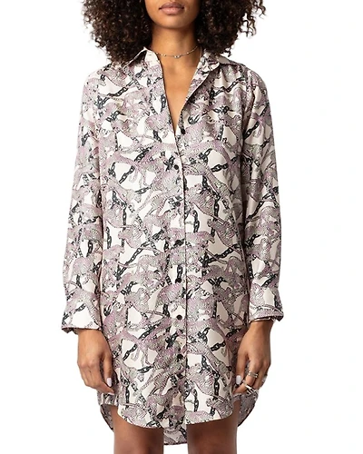 Rais Twill Wild Chain Printed Silk Dress