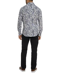 Fragment Button Front Printed Shirt