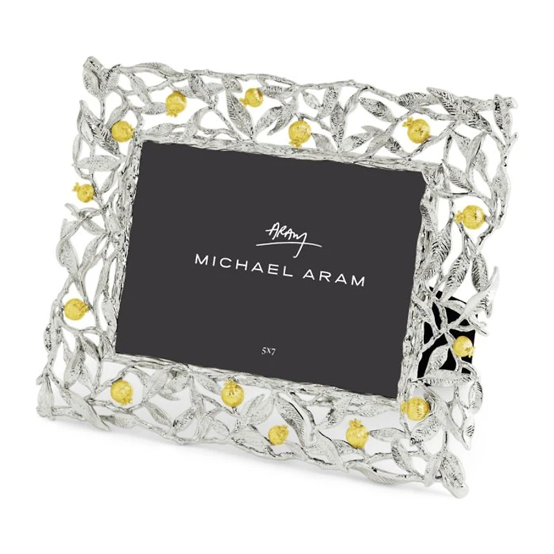 Pomegranate Silver & Gold Frame, 5" x 7"