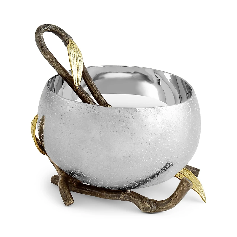 Michael Aram Zen Garden Nut Bowl with Spoon