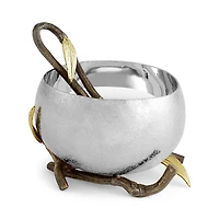 Michael Aram Zen Garden Nut Bowl with Spoon