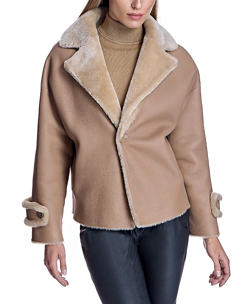 Maximilian Reversible Shearling Jacket