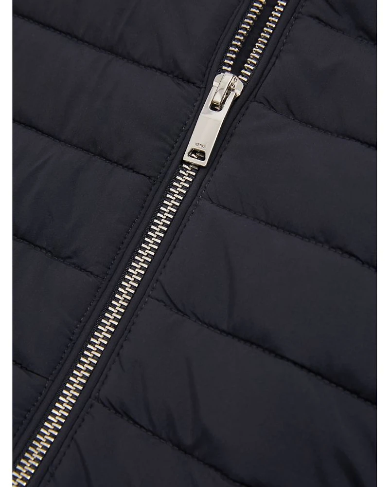 Freddie Cotton Blend Interlock Quilted Full Zip Jacket