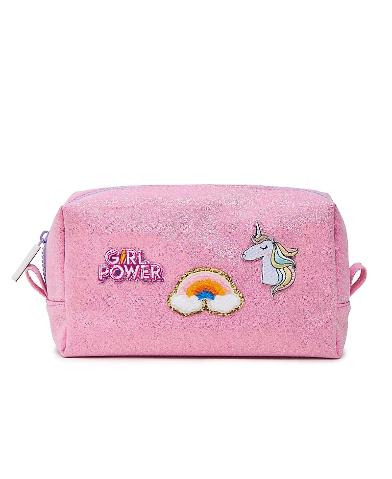 Little Chicken Glitter Patched Pouch