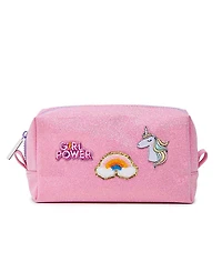 Little Chicken Glitter Patched Pouch