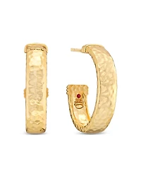 Capucine De Wulf Cleopatra Textured Medium Hoop Earrings