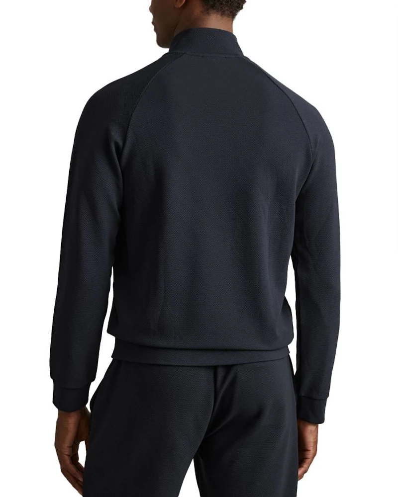 Illinois Quarter Zip Textured Sweatshirt
