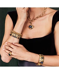 Berry Eternity Hinged Bangle Bracelet