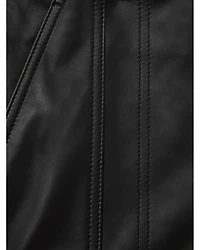 Daria Leather Miniskirt