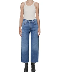 Agolde Ren High Rise Ankle Wide Leg Jeans