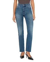 Halle Instasculpt High Rise Straight Leg Jeans Palm Springs