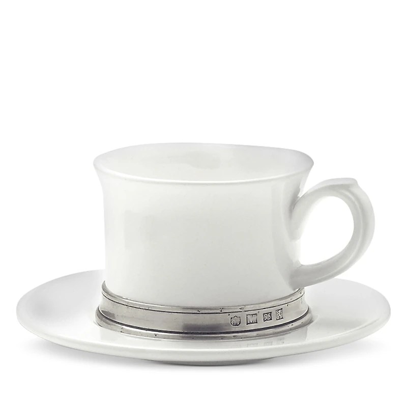 Match Convivio Cappuccino/Tea Cup with Saucer