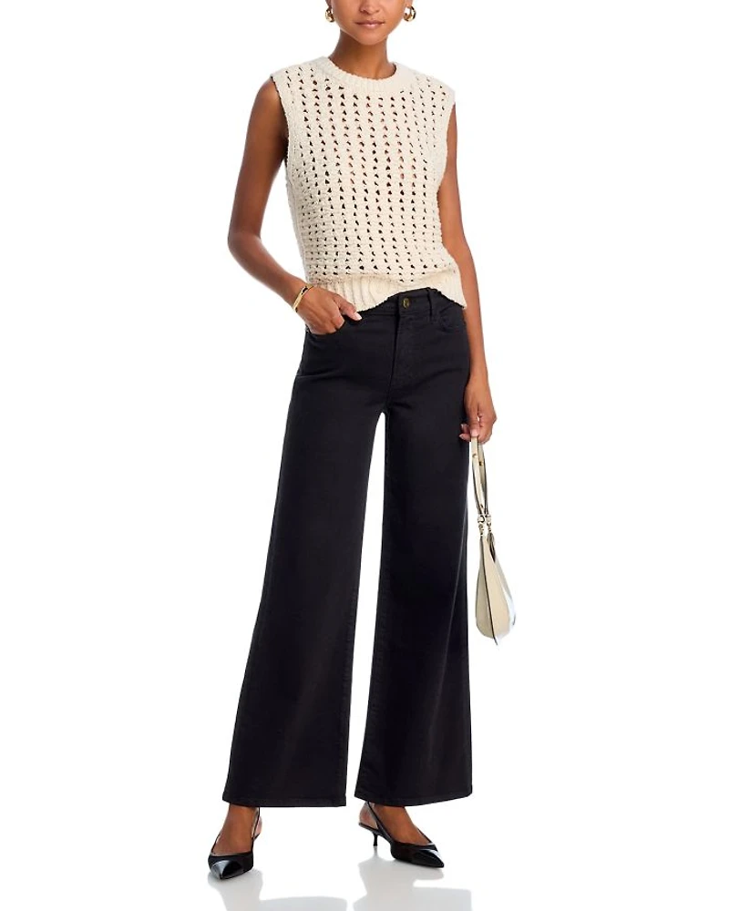 Le Slim Palazzo High Rise Wide Leg Jeans