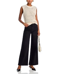 Le Slim Palazzo High Rise Wide Leg Jeans
