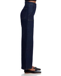 High Rise Modern Pocket Jeans Rinse