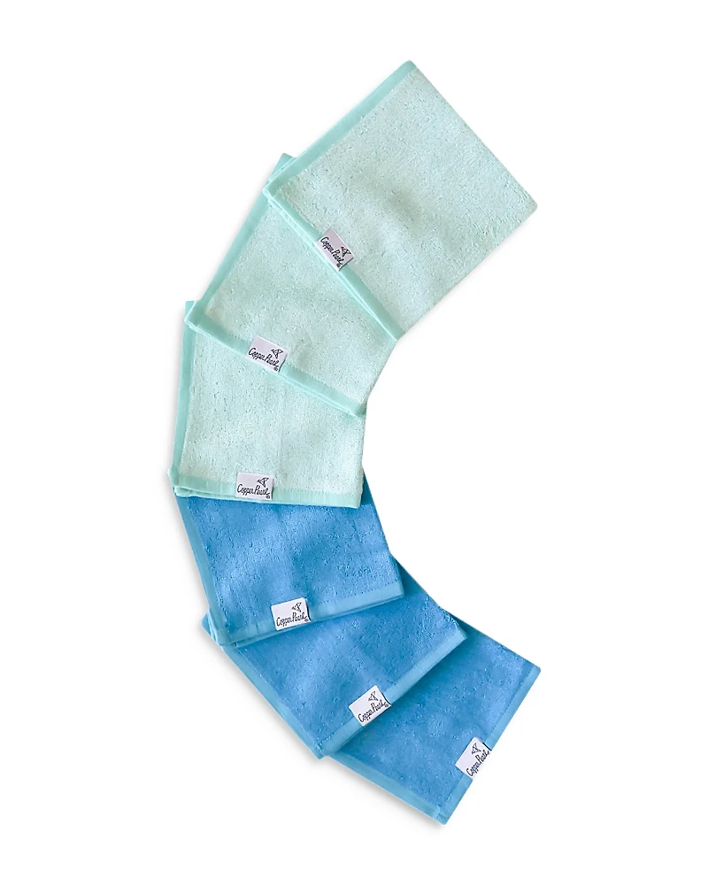 Copper Pearl Finn Washcloths, Set of 6