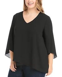 Karen Kane Plus Crossover Top