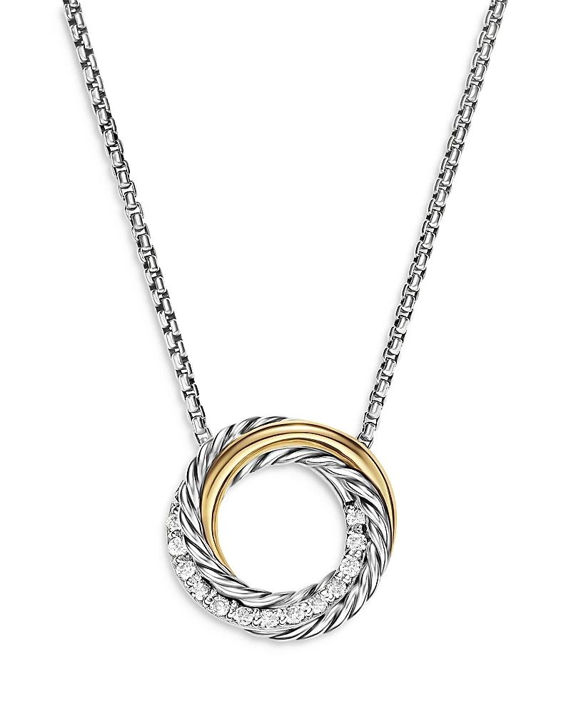 David Yurman Crossover Pendant Necklace