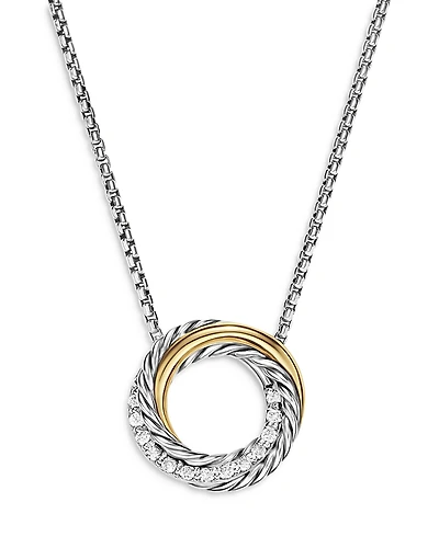 David Yurman Crossover Pendant Necklace