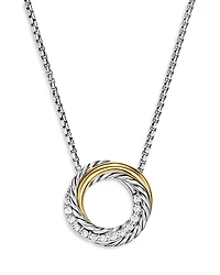 David Yurman Crossover Pendant Necklace