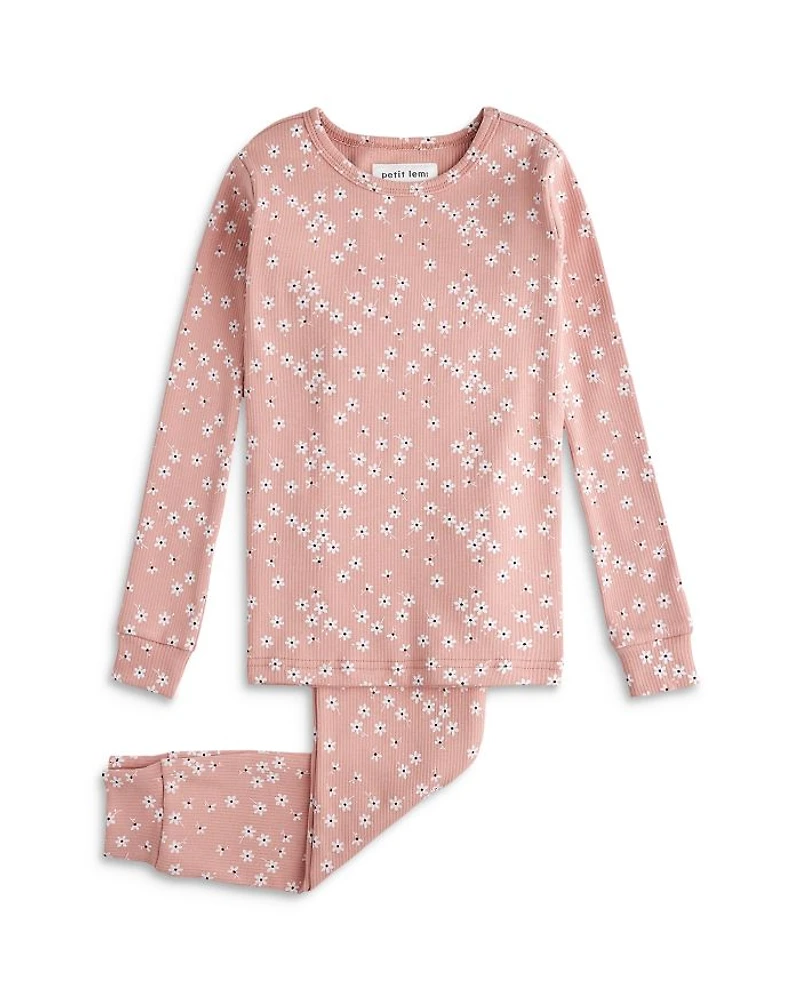 Girls' Autumn Garden Print Pajama Set - Little Kid