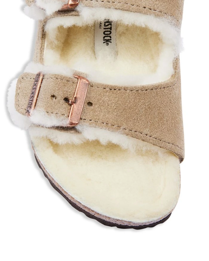 Unisex Arizona Shearling Sandals - Toddler, Little Kid