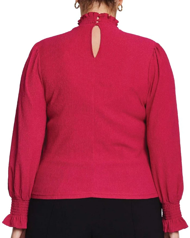 Zinnia Shirred Top