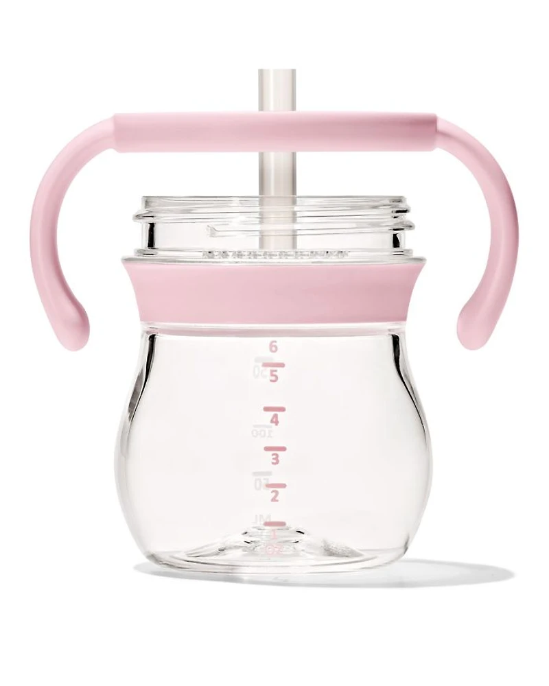 Tot Transitions Straw Cups with Removable Handles 6 oz., 2 Pack