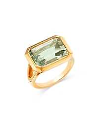 Bloomingdale's Fine Collection Prasiolite Emerald Cut Statement Ring