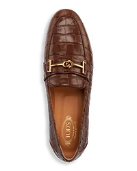 Women's Kate Croc Print Loafers - Exclusive