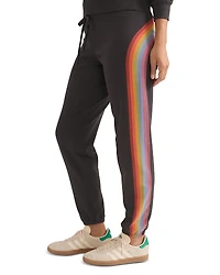 Marine Layer Anytime Rainbow Striped Sweatpants