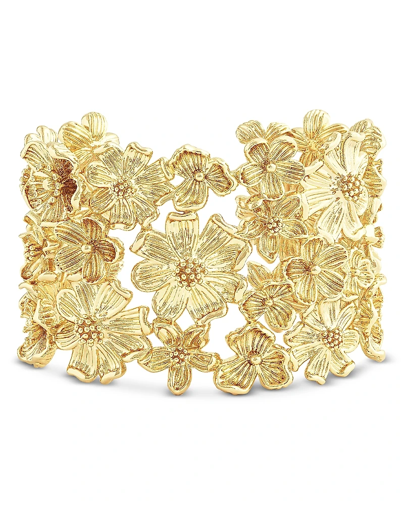Anabel Aram Wildflower Cuff Bracelet