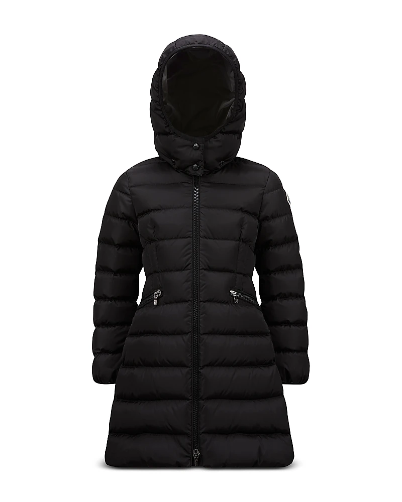 Moncler Girls' Charpal Long Coat - Big Kid